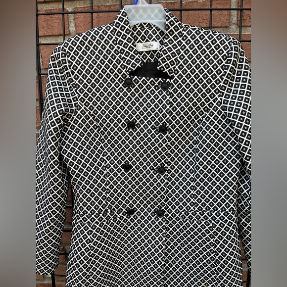 Podyum Park Gray, White and Black Jacket with Pockets Made In Turkey - Picture 2 of 7